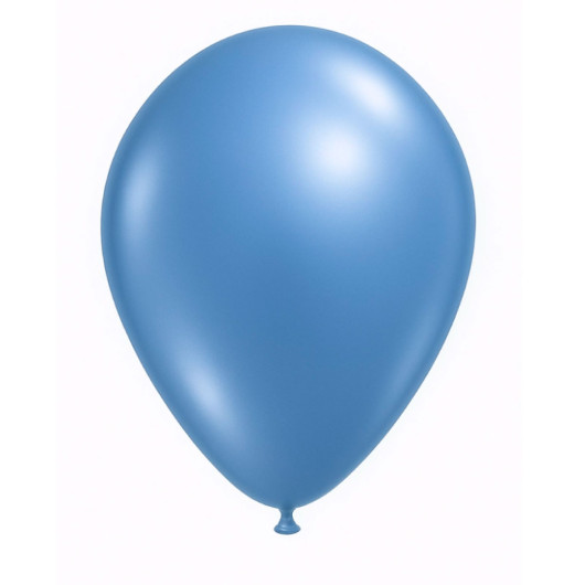 Metallic Pearl 28cm Balloons Periwinkle Image